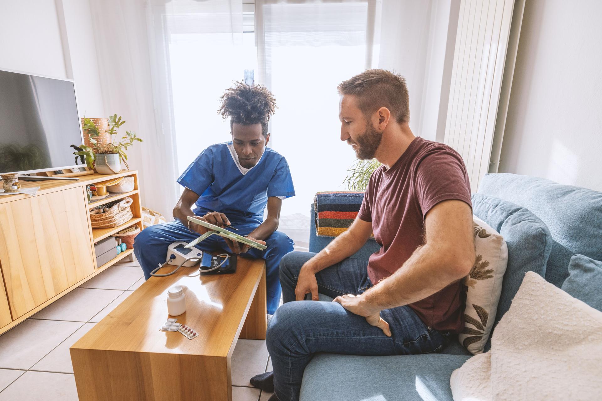 Personalized medical care at patient home.